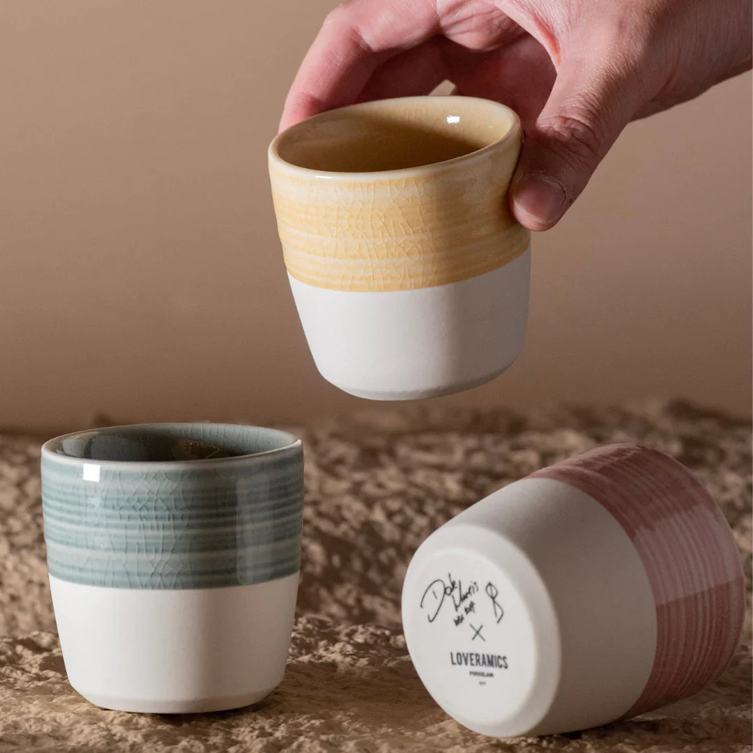 Loveramics Dale Harris 150ml Flat White Cup (Crackle Glaze)